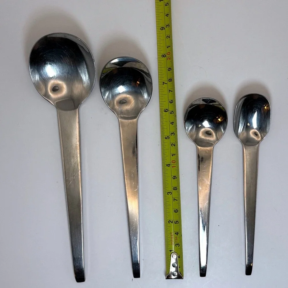 Retroneu Trek Stainless Flatware Set 29 Pc MCM Aubock Style Space Age Vintage